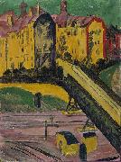 Ernst Ludwig Kirchner View from the Window Sweden oil painting artist